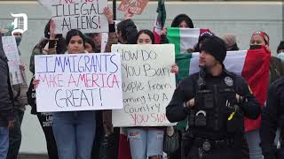 Hundreds rally in Dallas to show support for immigrants, protest ICE raids