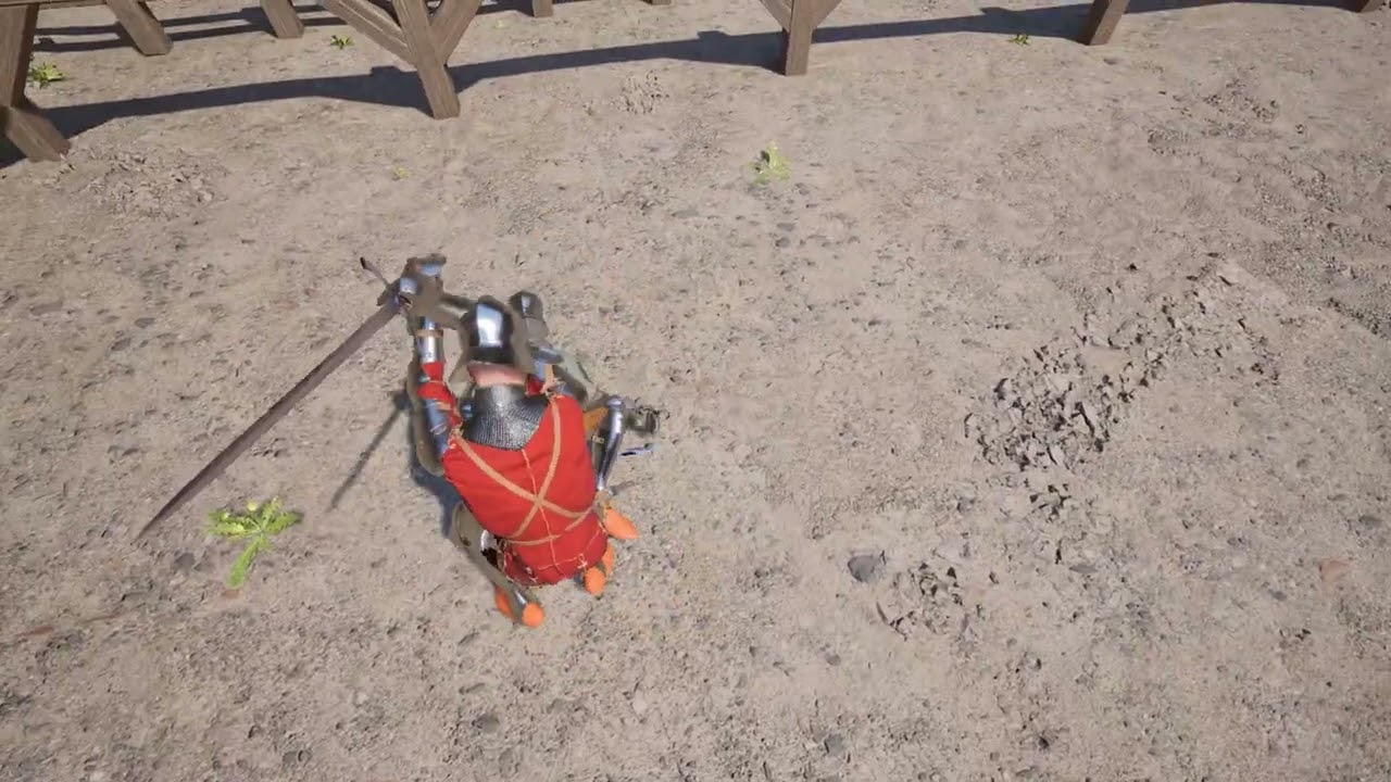 Half sword - Epic leg sweep