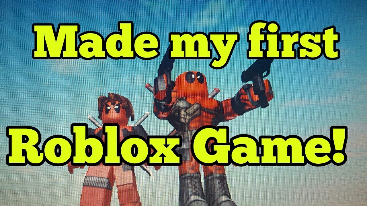 Roblox I Made My First Game Youtube