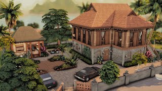 Bahay Ni Lola: A Traditional Filipino Ancestral Home  | The Sims 4 Speed Build (No CC)