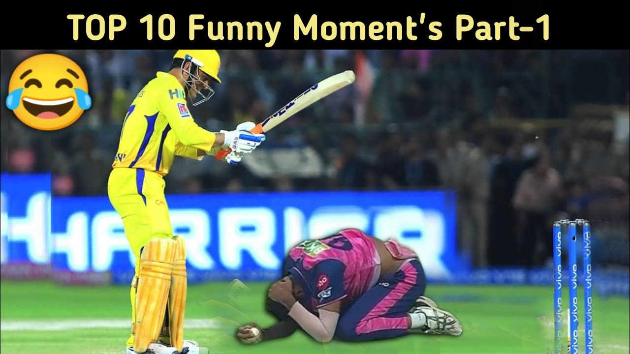 TOP 10 Funny Moment's in IPL history ever 😱 😂 | #cricket #ipl - YouTube