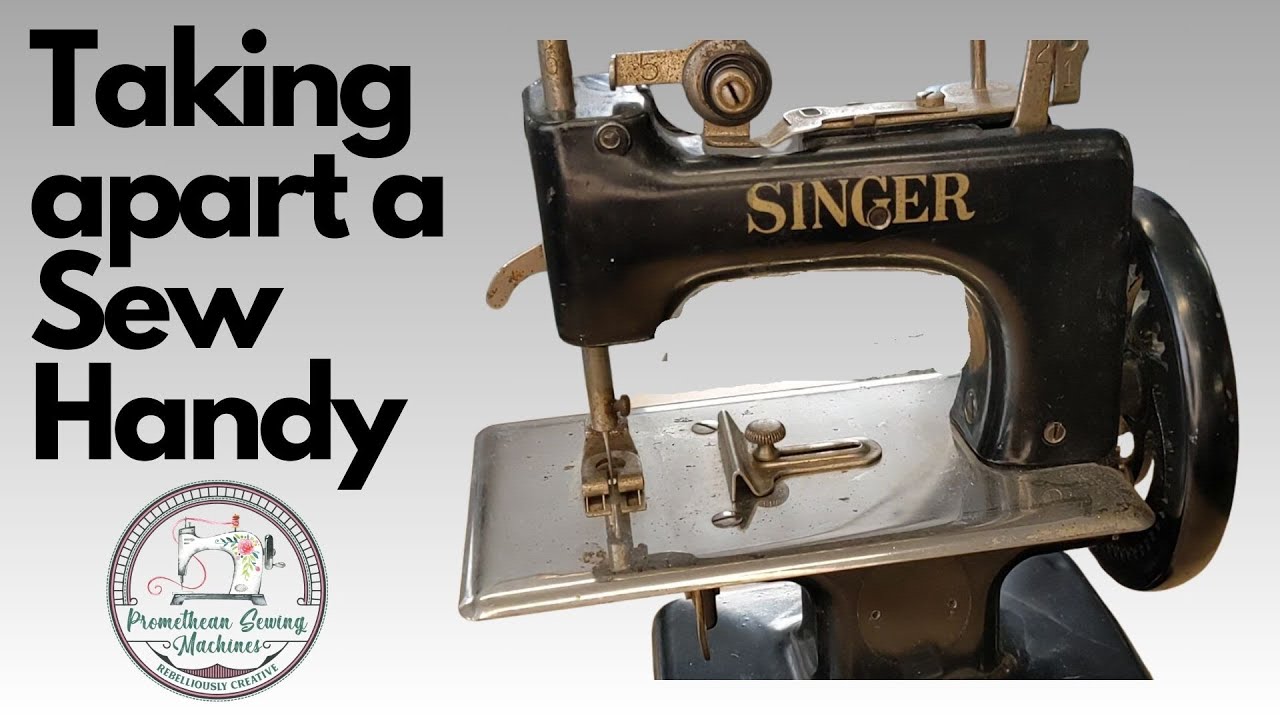 Sew Handy Restoration Part 1 - Taking her apart - YouTube