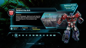 Transformers Fall of Cybertron (PC) Chapter 2: Defend the Ark (G1 Optimus Prime Gameplay)