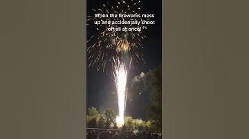 When They Accidentally Shoot off all the Fireworks at Once || ViralHog