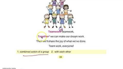 Class 4 PSEB Rainbow-4 (English book)- Lesson 4: Teamwork (Part -1)