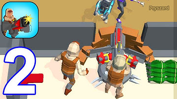 Defense Zombie - Gameplay Walkthrough Part 2 Zombie Army Base Defense Commander (Android, iOS)