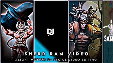 🚩Jai Shree Ram Xml File🧡🚩‼️ Alight Motion Presets Xml..🚩🚩 || #ramnavami #sadsongstatus #xml