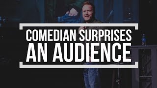 Comedian Surprises Crowd Byron Trimble