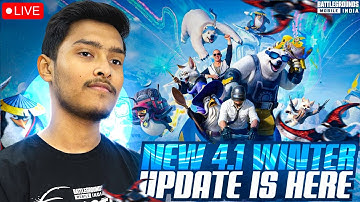 BGMI 4.1 UPDATE FIRST LOOK | Frosty Funland ❄️ | W/adityaFPS #bgmi