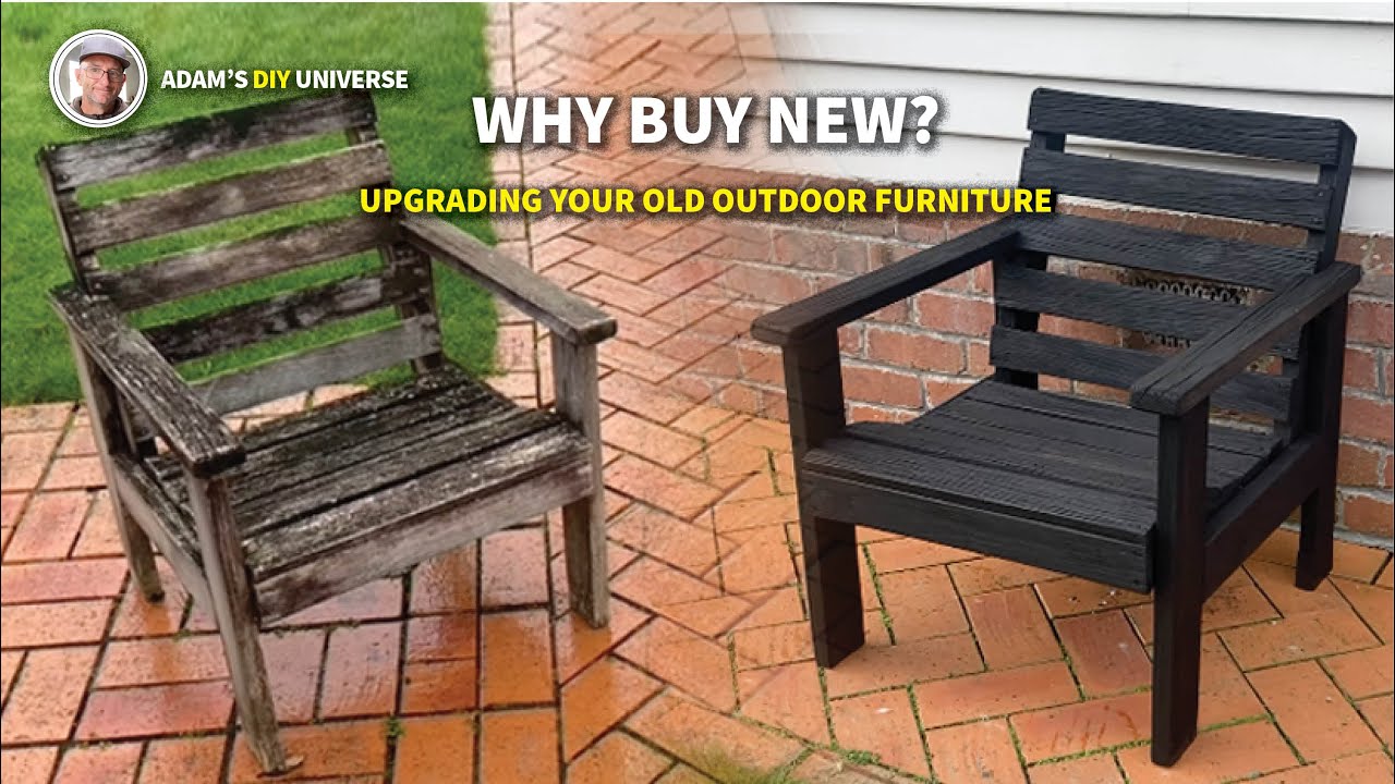 Old outdoor furniture upgrade YouTube