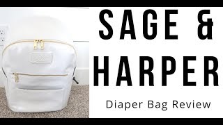 Sage and Harper Diaper bag Review