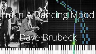 🎹 [Piano Solo]I'm In A Dancing Mood, Dave Brubeck-Synthesia Piano Tutorial