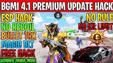 BGMI HACK 4.1 | BGMI 4.1 MOD APK | BGMI ESP HACK | BGMI NEW HACK TODAY | HOW TO HACK BGMI HACK