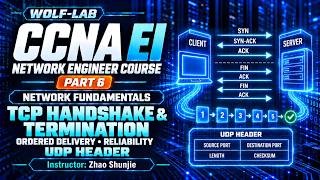 CCNA EI Training #6: TCP Handshake, Reliable Delivery & UDP Headers