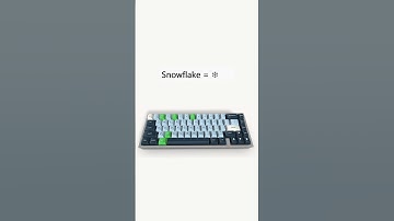 Snowflake ❄ | Unicode Shortcut Key (Code 2744) | #computer #Symbol #typing #keyboard #tricks
