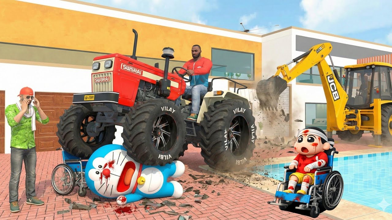 🤩 Franklin Ne Doraemon ka Accident Kar Diya 😱💥 Shinchan Indian Theft Auto Simulator New Update Code🎯