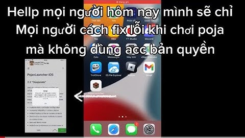 Cách fix lỗi khi chơi tài khoản nội bộ trên pojavlauncher ios