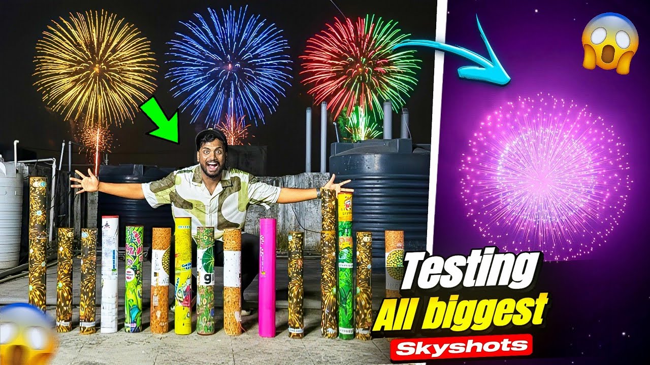 Testing All Biggest Skyshots For Diwali Gone Wrong 😱 Diwali 2025 