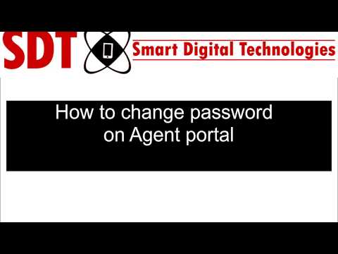 How to Change Password on Agent Portal