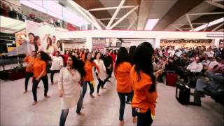 SpiceJet Holi Flashmob 2015 at Delhi Airport