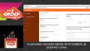 EMBERCONF 2015 - HIJACKING HACKER NEWS WITH EMBER.JS