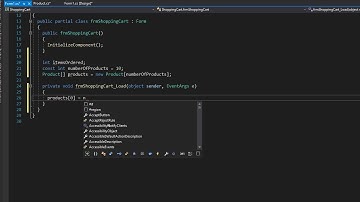 C# Projects for Beginners: Shopping Cart 4/8