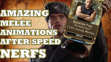 Awesome Warframe Melee Animations after the Speed Nerfs