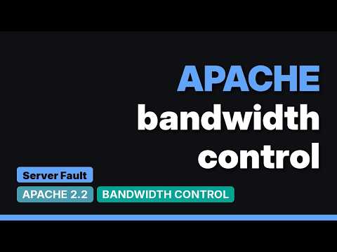DevOps & SysAdmins: Apache bandwidth throttling per client, by subnet (2 Solutions!!)