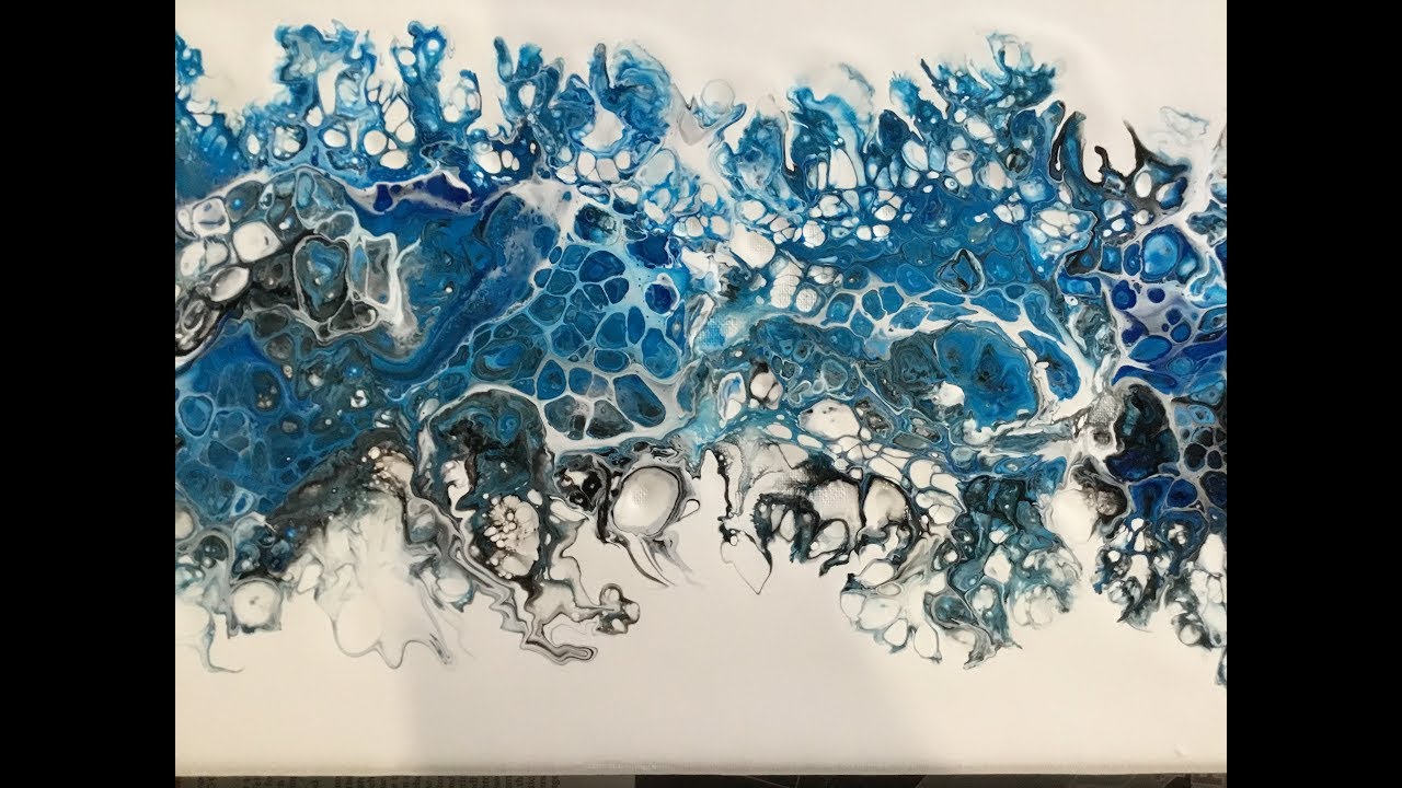 (093) Flip and Drag Acrylic Pouring Airbrush - YouTube