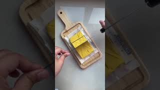Baking hack: how to easily measure butter 😉.  #shorts