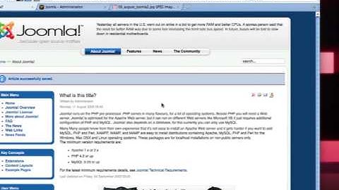 Begginers Guide To Joomla 1.5