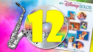 12 DISNEY SOLOS ALTO SAX COMPLETE