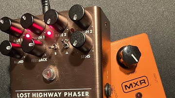 Phaser comparison MXR phase 90 M101 vs Fender Lost Highway