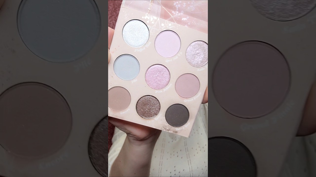 Colourpop Petals En Pointe eyeshadow Palette look Tutorial 