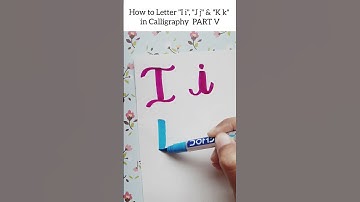 Brush Pen Calligraphy Alphabets Tutorial #shorts #lettering #youtubeshorts #brushpen #calligraphy