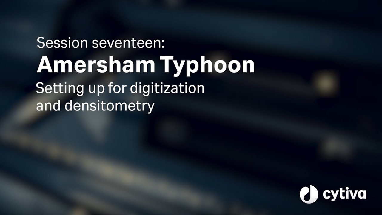 Typhoon Instrument Amersham™ Typhoon™ instrument tutorial #17: Setting up for digitization ...