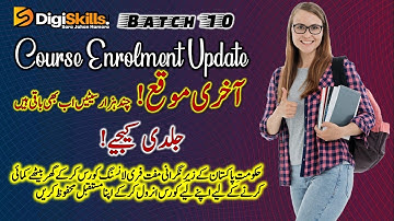 Digiskills Pk Batch 10 Courses Enrolment Update