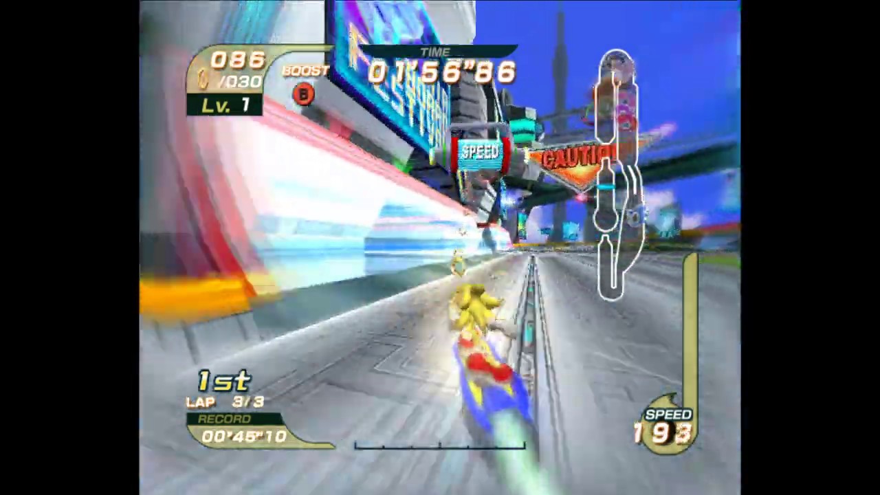 Super Sonic Gameplay - Sonic Riders