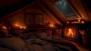 Thunder echoes across the dark sky as rain pours down, calming sounds to ease your restless mind