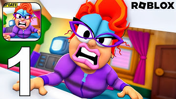 Escape Crazy Cat Lady: Scary Obby - Gameplay Walkthrough Part 1 - Roblox (Android, iOS)