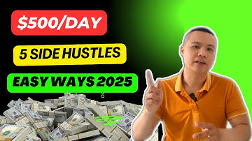 $500/Day Side Hustles: 5 Easy Ways to Make Money Online in 2025