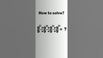 A Nice Exponents Problem • Sum and Division of Powers #shorts #olympiad #maths #mathematics #tips