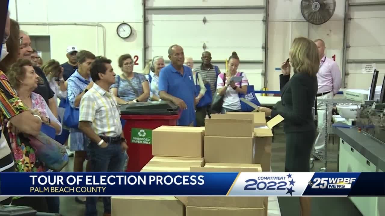 Palm Beach County Supervisor of Elections gives behind the scenes tour ahead of primaries