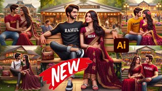New Style AI Couple Photo Editing Just 1 Click | AI Couple Photo Editing|Bing Image Creator 👌 screenshot 3
