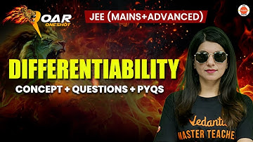 Differentiability | JEE 2025 | All Concepts And Questions | Namrata Ma