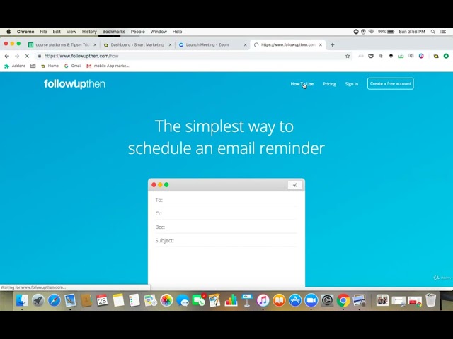 The easiest way to setup email reminders - Digital Marketing Mastery Course