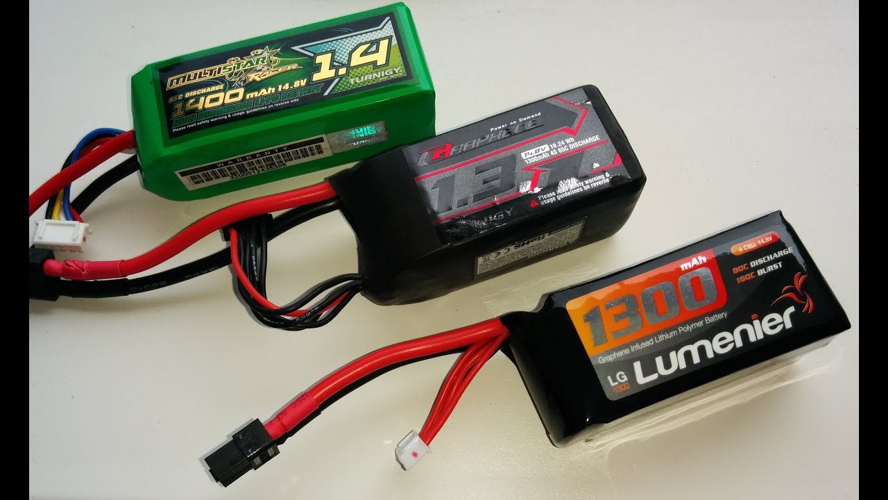 Battery testing - Lumenier, Turnigy, Multistar