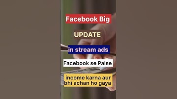 Facebook in stream ads Monitezasion update | Facebook Monitezasion update #youtubeshorts #shorts
