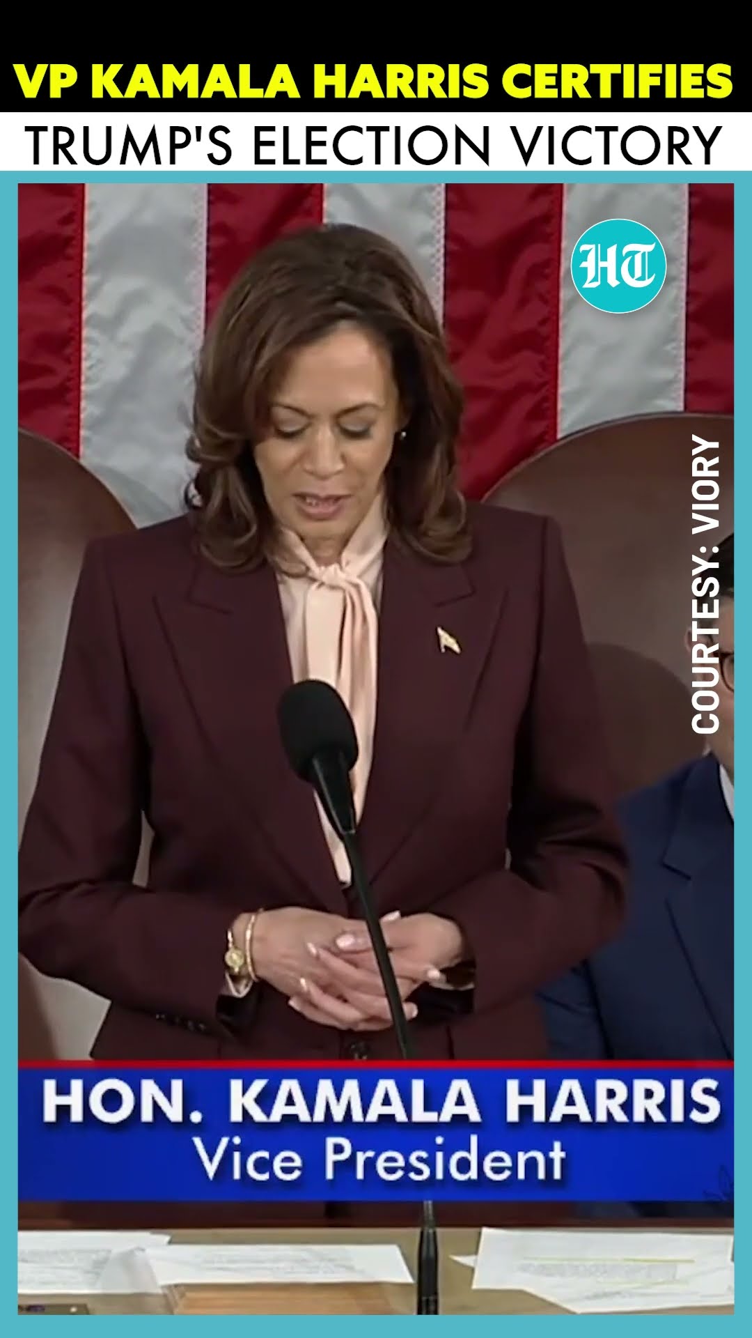 Watch: Kamala Harris Certifies Donald Trump’s 2024 Election Win During Congress Session | US