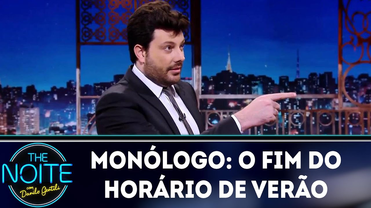 juliana salazar Monólogo: O fim do horário de verão | The Noite (08/04/19)